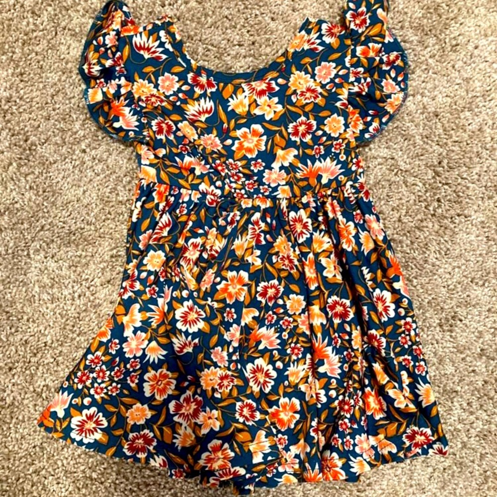 Floral empire dress
